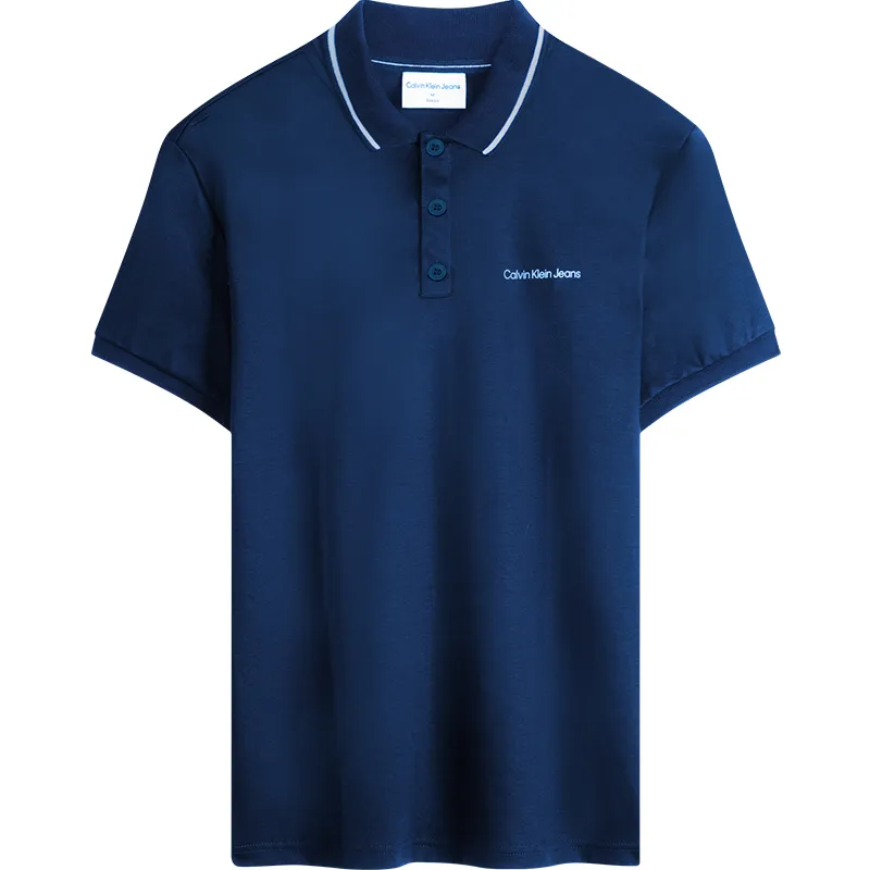 CALVIN KLEIN Polo Shirt Men's Blue