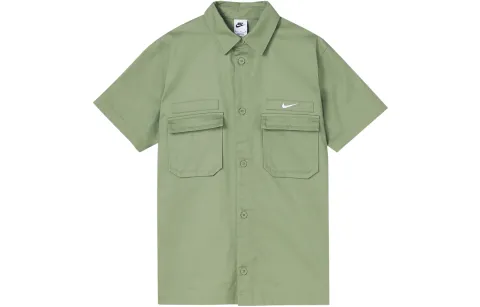 Nike Shirts Men's Green Lapel Moderate Other