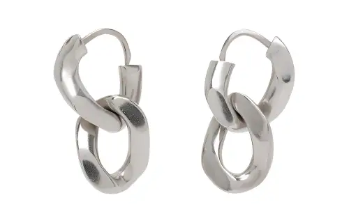Maison Margiela C Earrings Women's Silver
