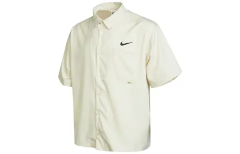 Nike Shirts Men's Fossil Gray Lapel Moderate Other