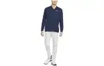 Nike Polo Shirts Men's Marine Blue Polo Collar Moderate Straight Fit