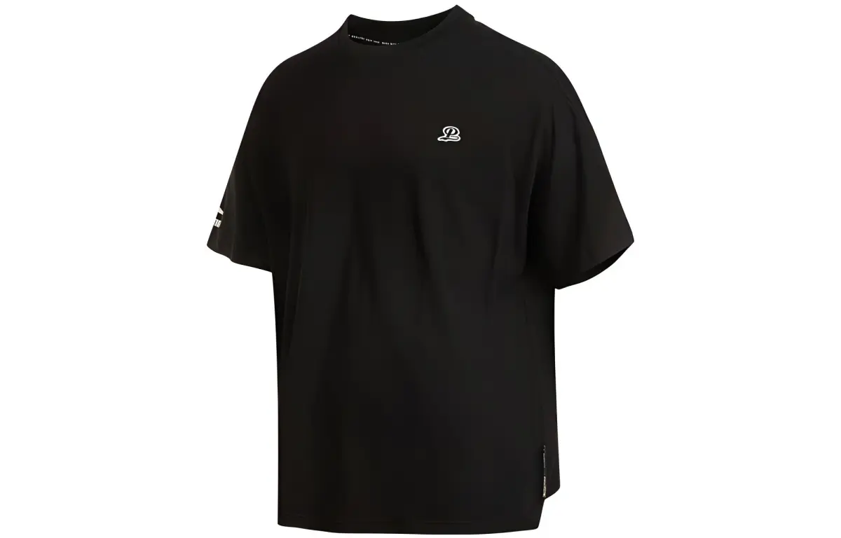 PUMA Sports Life Series T-Shirts Men's Black Crew Neck Moderate Straight Fit