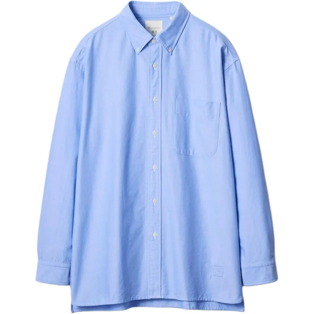 UNIQLO X JW Anderson Shirts Unisex Light Blue Lapel Moderate Other