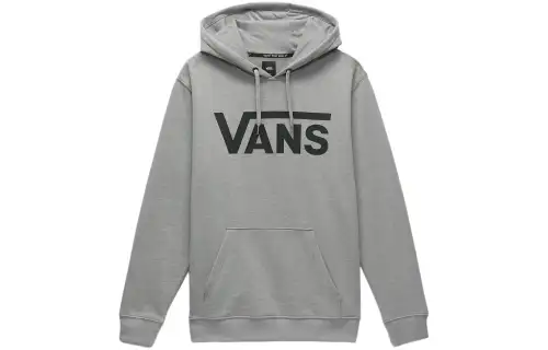 Vans Sweatshirts Men's Gray Hooded Moderate Regular