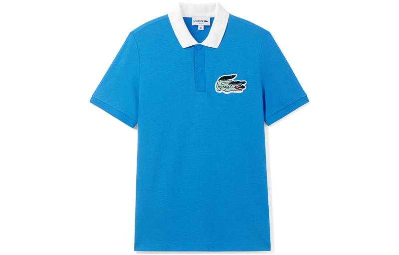 Мужская футболка LACOSTE (синяя)