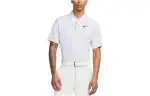 Nike Polo Shirts Men's Silver Polo Collar Moderate Straight Fit