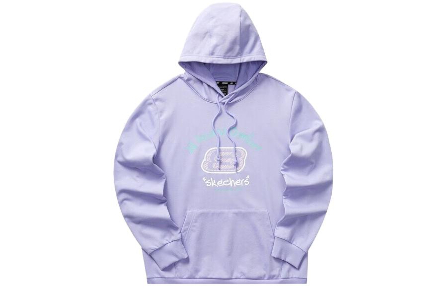 Skechers Colorful Sweatshirts Unisex Purple/01DU Hooded Moderate Regular
