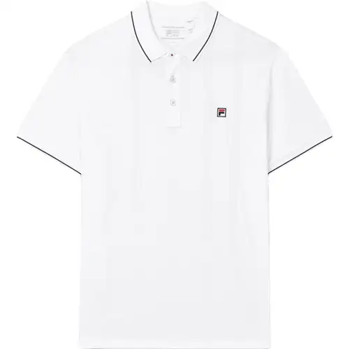 FILA Polo Shirts Men's White Moderate