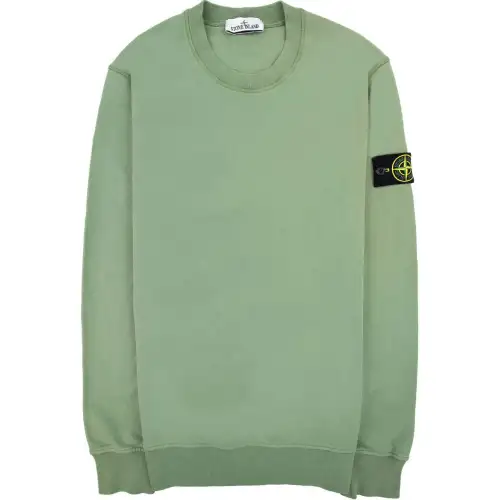 STONE ISLAND Fleece Garment Dyed Hoodie