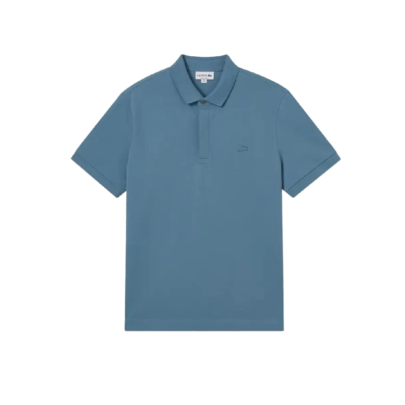 Мужская футболка-поло LACOSTE LACOSTE SS25 (сине-серая)