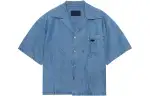 【Previous Season】short-sleeved chambray shirt