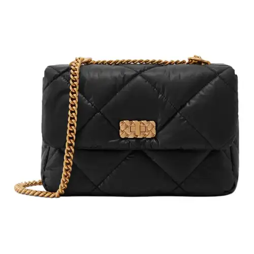 CHARLES&KEITH Artificial Leather Crossbody Bag Large Women's Black