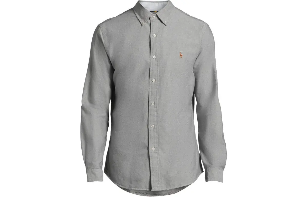 Polo Ralph Lauren Shirt Custom Men's Gray