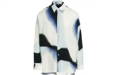 LOEWE Shirts Men's Multicolor Lapel Shirt