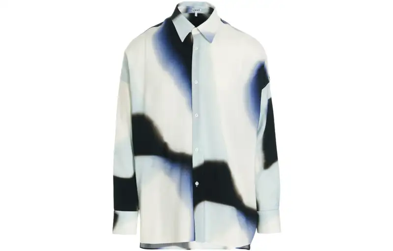 LOEWE Shirts Men's Multicolor Lapel Shirt