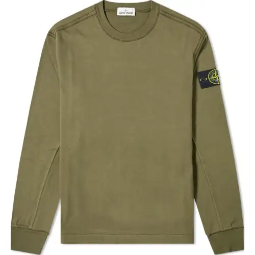 STONE ISLAND Sweatshirt Men's Army Green