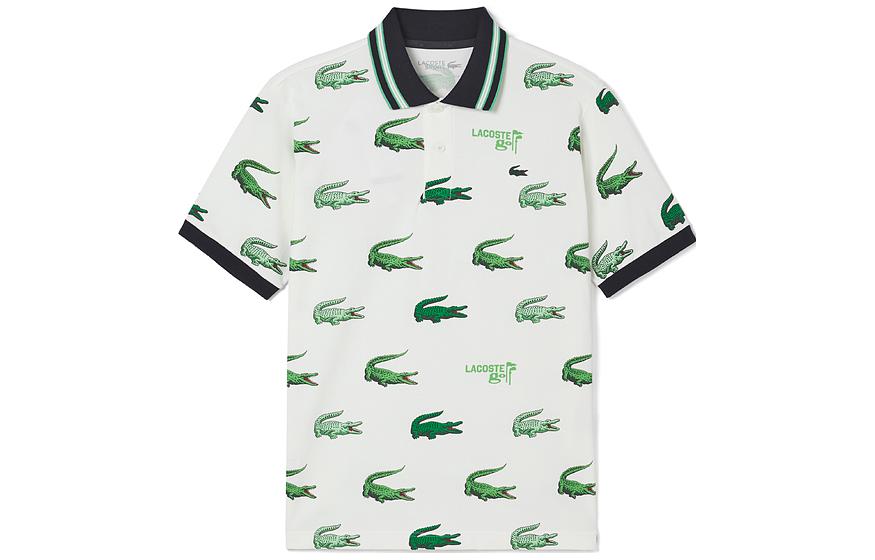 Мужская футболка-поло LACOSTE (белая)