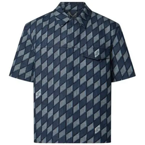 LOUIS VUITTON FW22 Shirt Men's Blue