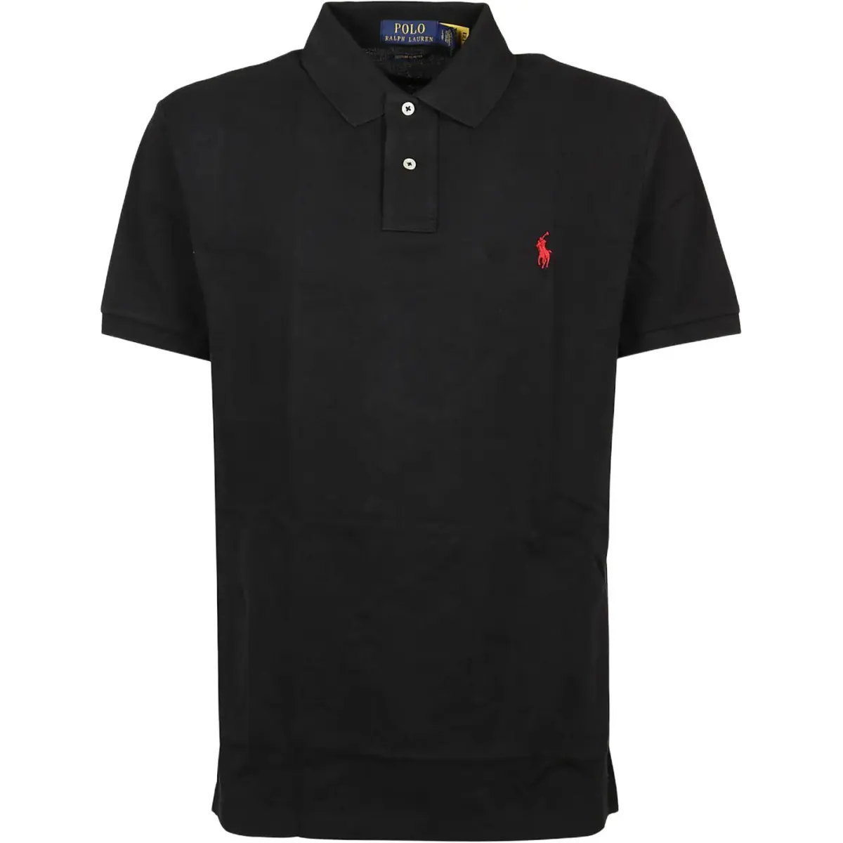 Polo Ralph Lauren FW23 Polo Shirt Custom Slim Fit Men's Black