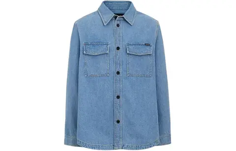COACH SS24 Shirt Men's Light Indigo