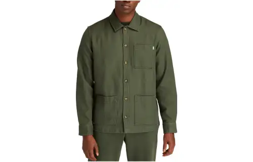 Timberland Shirts Men's Green Lapel Moderate Other