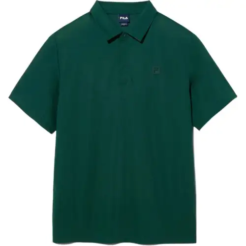FILA Polo Shirts Unisex Green Polo Collar Thin Other