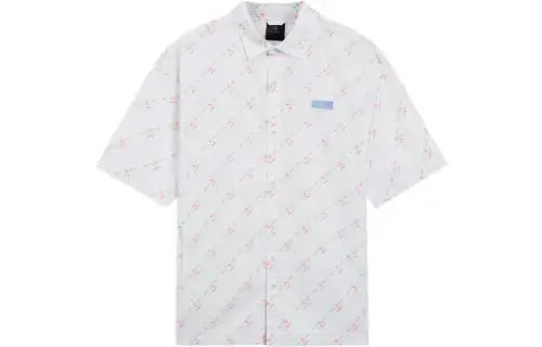 LiNing Wade Series Letters Full Print Casual Shirt Men's Style