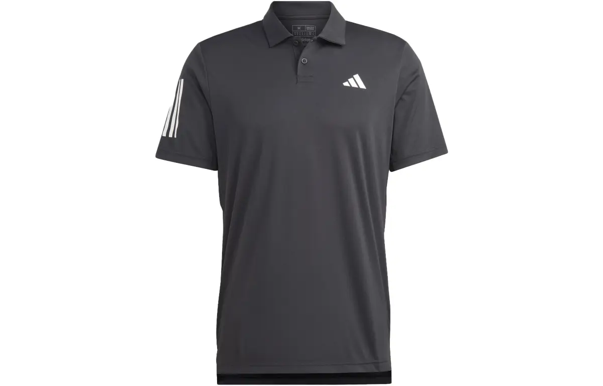 Adidas Free Shipping With AdiClub Club 3 Stripes Tennis Polo Shirt