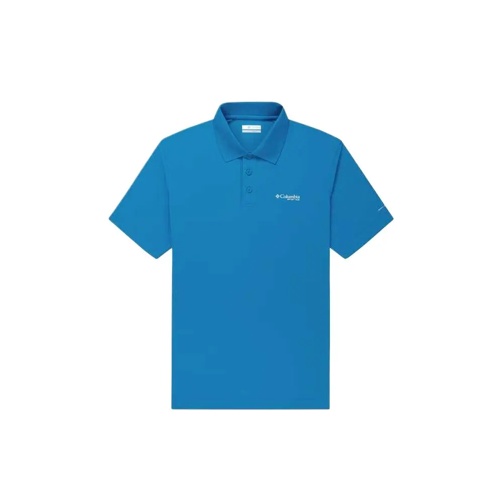 Columbia PFG SS25 Polo Shirt Men's Blue