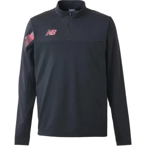 New Balance Black Out CollectionHalf Zip Sweatshirt Men's Black