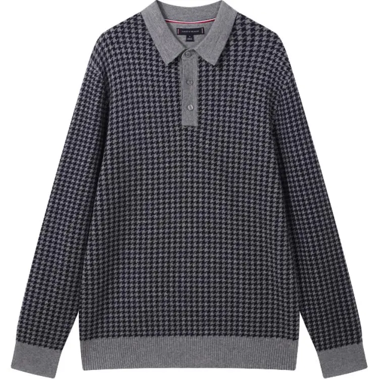 Tommy Hilfiger Polo Shirt Men's Dark Gray