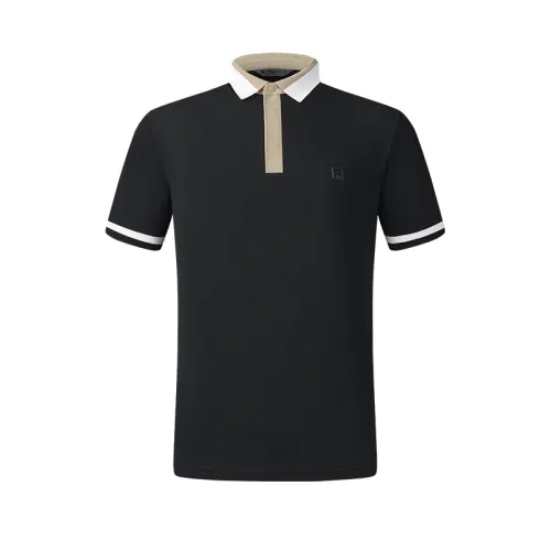 FILA Golf Polo Shirt Men's Pitch Black
