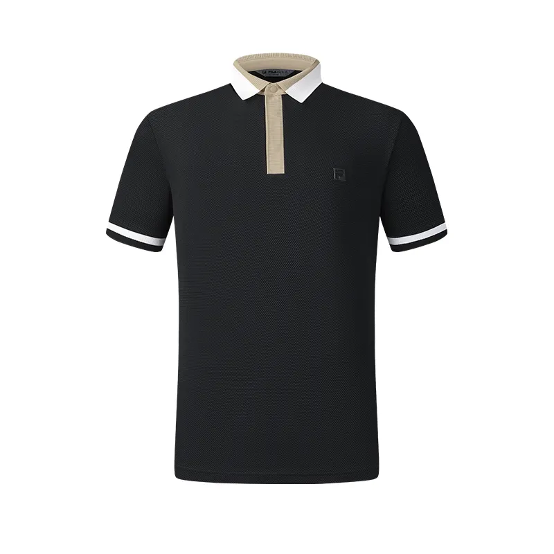 FILA Golf Polo Shirt Men's Pitch Black