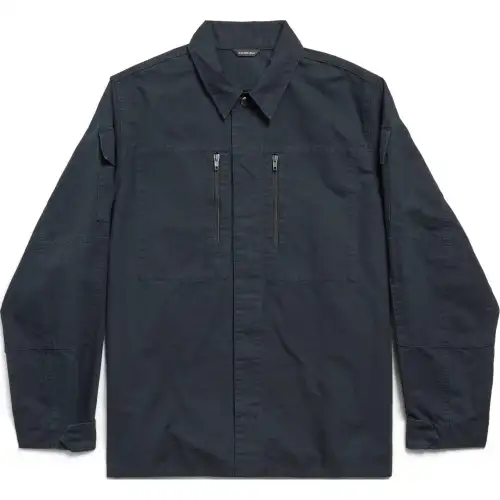 Balenciaga Military Ripstop Shirt Jacket