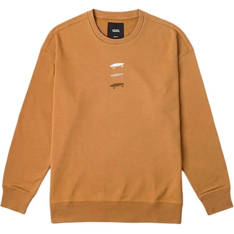 Vans Sweatshirts Unisex Caramel Crew Neck Moderate