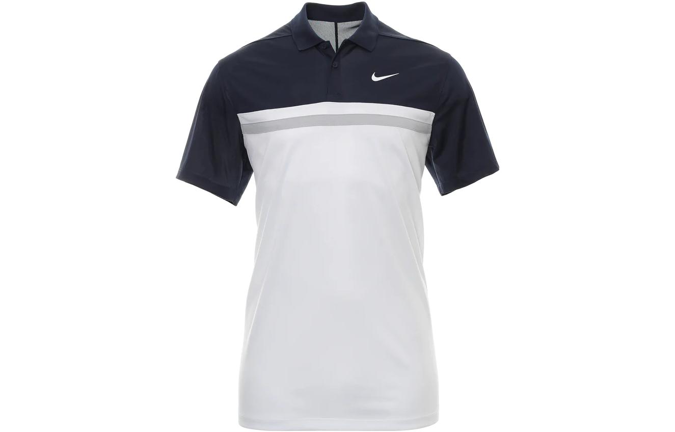 Nike two-toned short-sleeve polo shirt