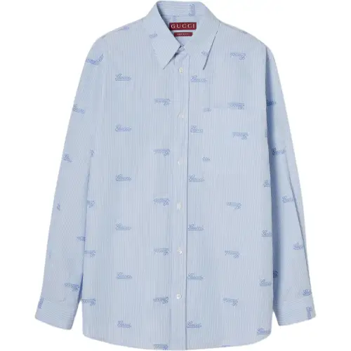 GUCCI Long Sleeved Striped Shirt