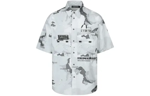 EVISU Shirts Men's Multicolor Lapel Moderate Shirt