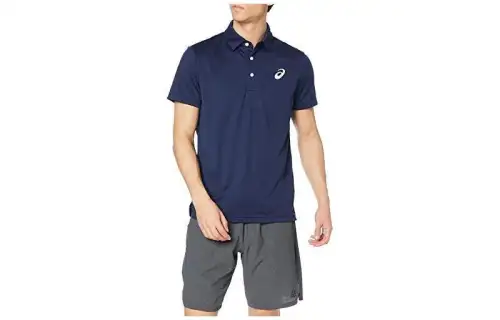 Asics Polo Shirt Men's Dark Blue