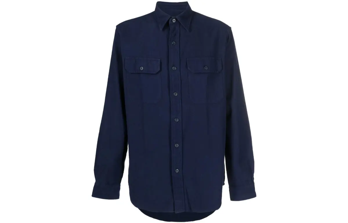 chest-pocket long-sleeve shirt