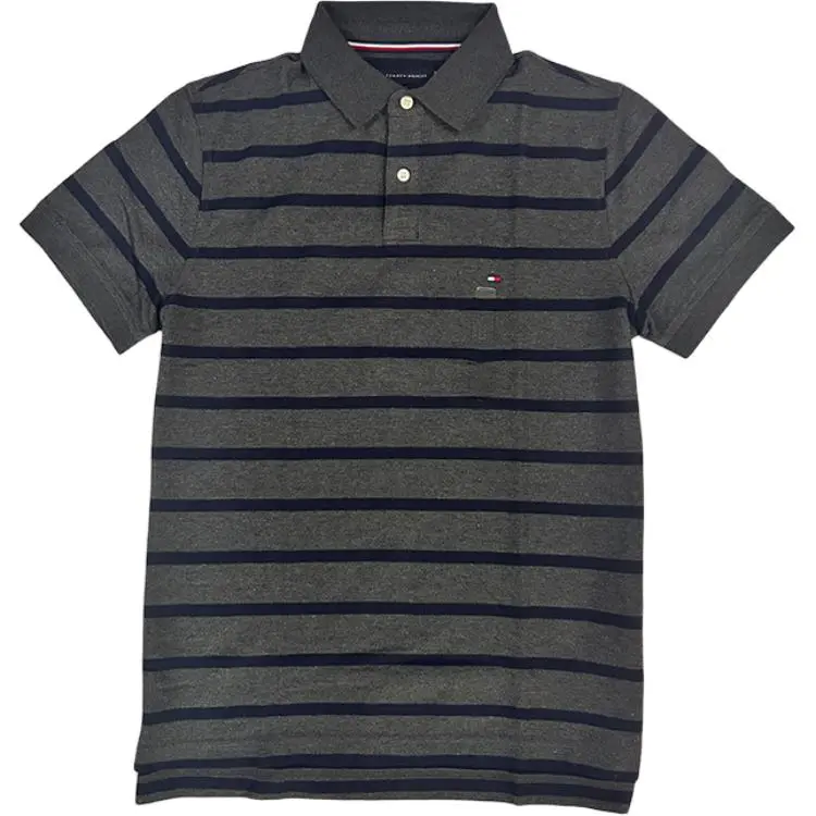 Tommy Hilfiger Polo Shirt Men's Dark Gray