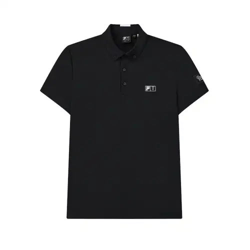 FILA Golf Polo Shirt Men's Pitch Black