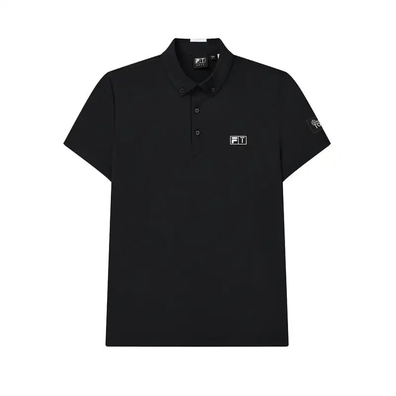 FILA Golf Polo Shirt Men's Pitch Black