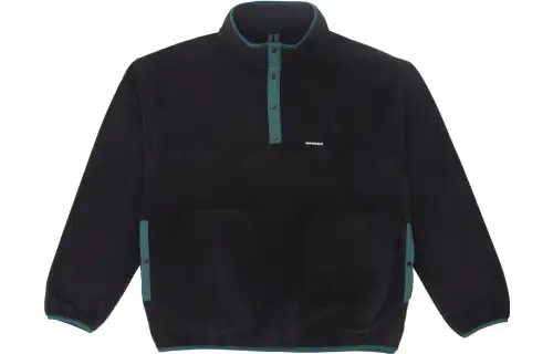 Converse Counter Climate Sweatshirts Men's Black Stand Collar Moderate Regular