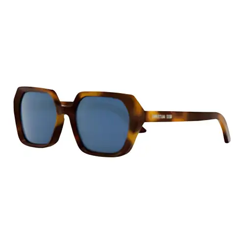 DIOR Irregular Shape Sunglasses Women's Tortoiseshell