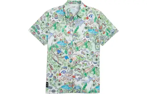 PUMA SS24 The Fairground Resort Shirt Men's Green