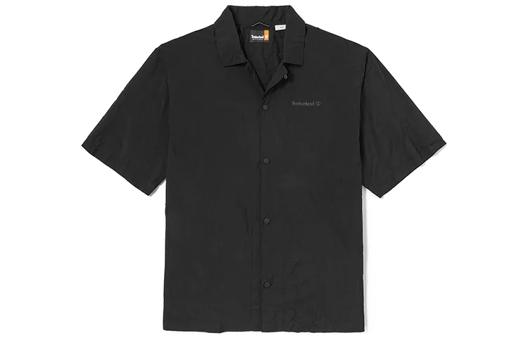Timberland Shirts Men's Black Lapel Moderate Other