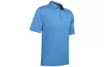 Under Armour Polo Shirts Men's Light Blue Polo Collar Moderate Straight Fit