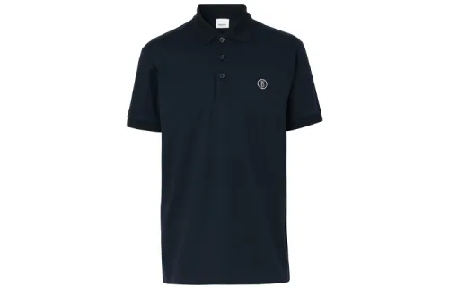 Burberry SS22 Polo Shirt Men's Navy Blue