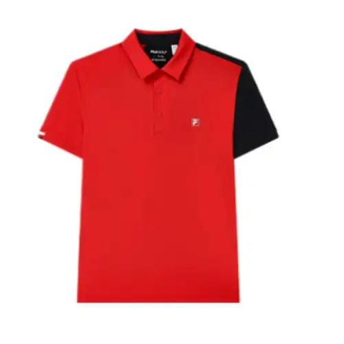 FILA Golf Polo Shirt Men's Tomato